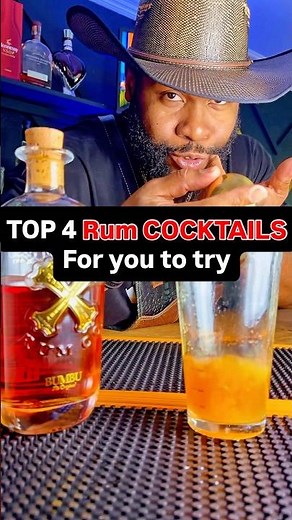 Top 4 Rum Cocktails for you to try 😏🥃