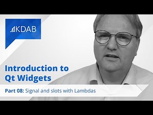 Introduction to Qt Widgets (Part 08) - Signals and Slots with Lambdas