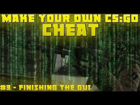 How to make your own cheat #3 Finishing the GUI