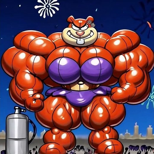 Sandy Cheeks Muscle GTS