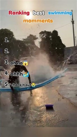 ranking best swimming moments 🤣#swimming #funny #shorts