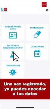 La Tarjeta Sanitaria Virtual de la Comunidad de Madrid ya tiene la información sobre pruebas COVID.