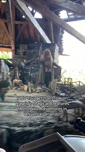 Front Row POV of Hagrid’s Magical Creatures Motorbike Adventure in Universal Orlando