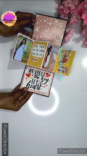 How to make a popup card in easy steps / Pop up card Tutorial ❤️😍 #tutorial #cards #cardmaking