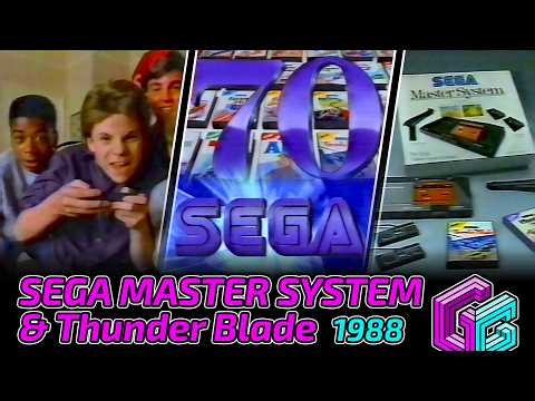 Sega Master System & Thunder Blade (1988, USA) #Sega #SegaMasterSystem #ThunderBlade #RetroGaming