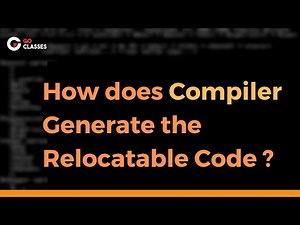 How does Compiler Generate relocatable code ?