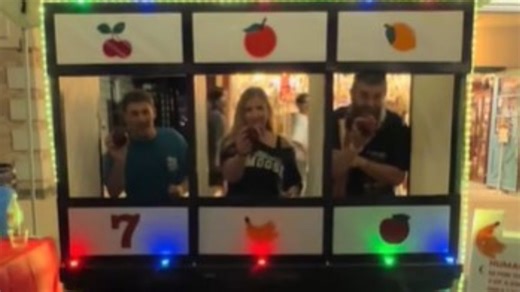 Clever Fundraiser Creates “Human Slot Machine” And We Want To Play!