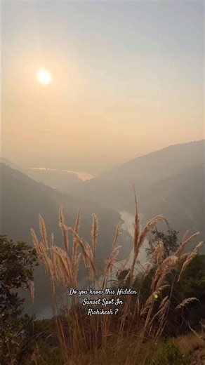 Rishikesh Hidden Sunset Spot #travel #rishikesh #shorts