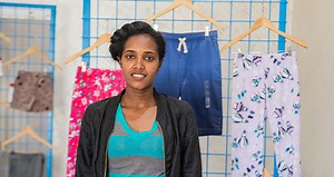 Genet is monitoring OSH in an Ethiopian garment factory - Vision Zero Fund
