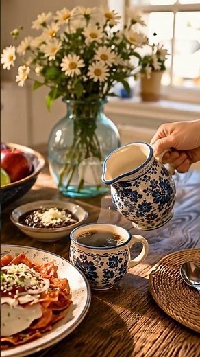 Inside a Cozy Mexican Hacienda Kitchen | Morning Coffee & Slow Living #Shorts