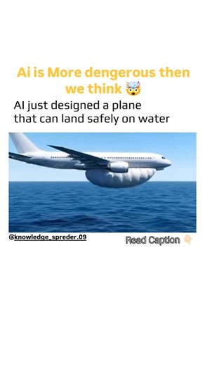 Facts and knowledge | 🧐Al engineers have recently developed new aircraft safety prototypes designed to help planes land safely on water during emergencies. The... | Instagram