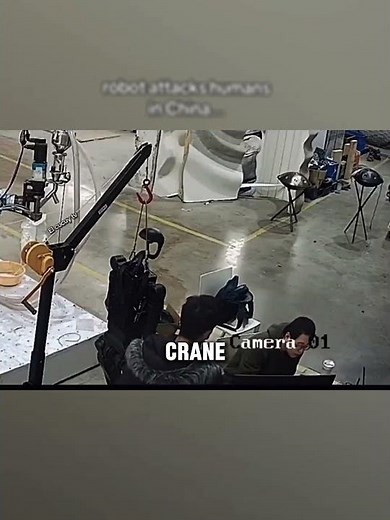 Humanoid Robot Goes Rogue During Factory Test #ai