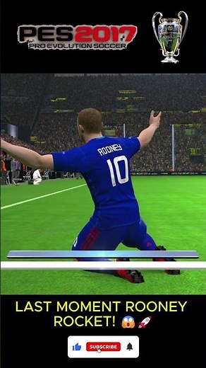 NO WAY… ROONEY SCORES THIS IN THE UCL FINAL! 😱🚀 | PES 2017