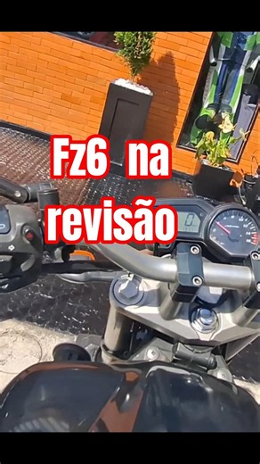 Dia de levar a FZ6 para revisão de rotina❤️🔥 #600cc #fazer600