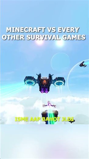 Minecraft vs Every other Survival games #minecraft #shorts #minecraftshorts