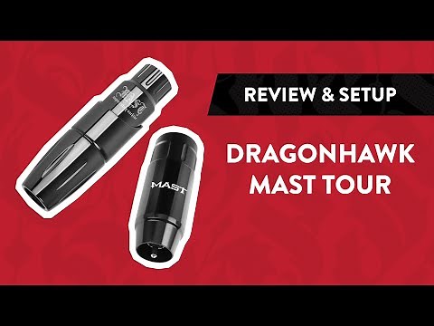Dragonhawk Mast Tour Wireless Tattoo Machine | Review & Setup