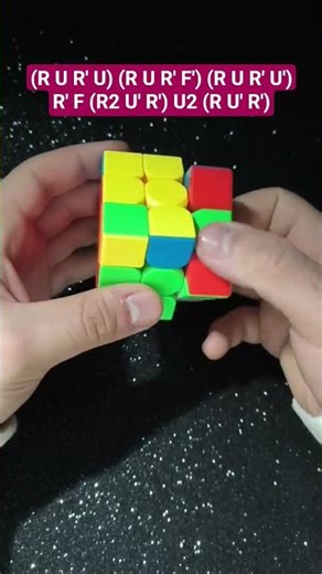 N-perm, PLL Algorithm: long but very easy to memorize!! #viral #rubikscube #logic #subscribe #like