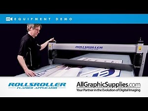 RollsRoller Demo: Mounting on Tray Signs - All Graphic Supplies