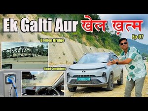 My scariest EV journey so far | Nepal’s deadliest road | Tata Nexon Ev 45