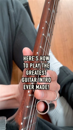 How to Play the Greatest Guitar Intro Ever Made