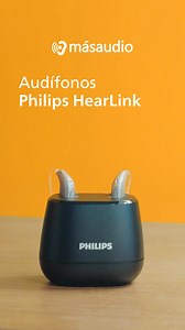 ¿Buscas la solución auditiva adecuada para ti? ¡Conoce la línea de audífonos HearLink de Philips! Su batería recargable y diseño moderno te permiten disfrutar de un sonido claro sin complicaciones. Agenda tu prueba gratis en másaudio. | Audífonos Más Audio