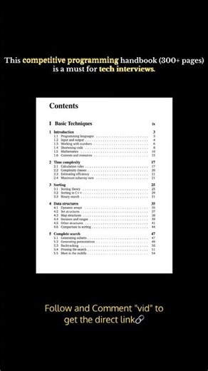 🤯Top Programmers Use This Handbook to Crack Tech Interviews #shorts #coding #programming #dsa