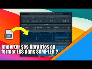 Tutoriel Logic Pro (en Français): Comment importer ses librairies au format EXS dans SAMPLER.