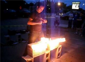 Most Fiery Bricks Broken Using Elbows