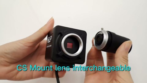 4K USB Camera 2.8-12mm Varifocal Manual Lens Webcam, Ultra HD 4X Zoom with IMX317 Sensor for Windows, Linux, Raspberry Pi, Mac OS