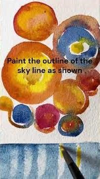 Happy New Year - Fireworks in Watercolors #watercolorpainting #watercolor #simplepainting