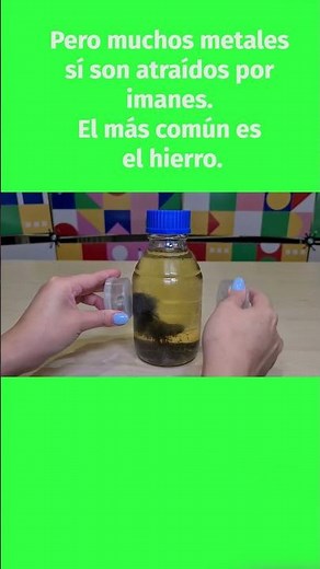 ¿Qué metales se pegan a los imanes?