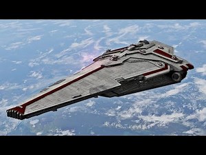 Nebula Star Destroyer vs Imperial Star Destroyer - Star Wars: Empire At War Remake NPC Battle