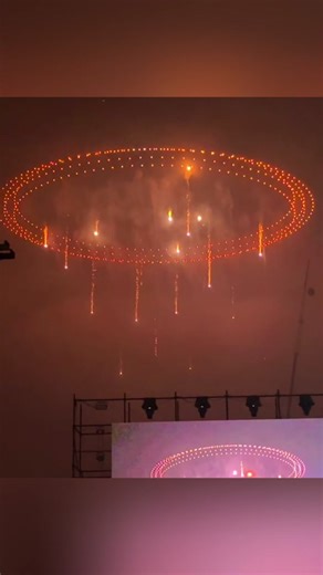 The Tears of Heaven Gate: A Dazzling Drone Firework Show