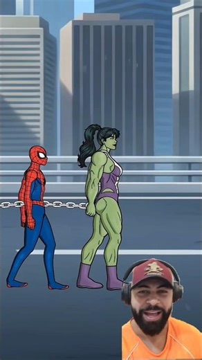 Spider-Man tried to trick She-Hulk #shorts #spiderman #hulk