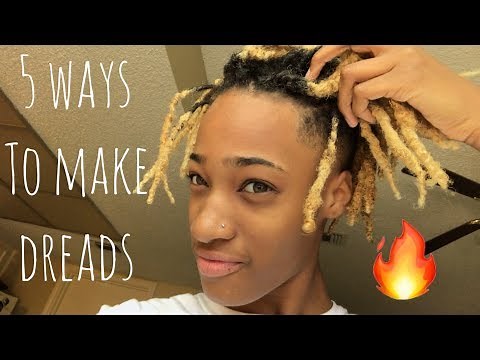 How to make Dreadlocks‼️ (5 Different ways EASY) PT. 1