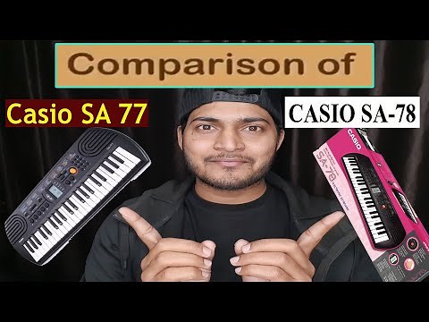 Casio SA 77 vs SA 78 ||difference between Casio SA 77 and 78