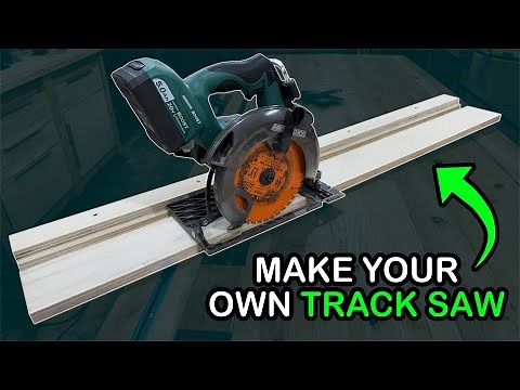 DIY Track for Circular Saw | Turn your circular saw into a track saw!