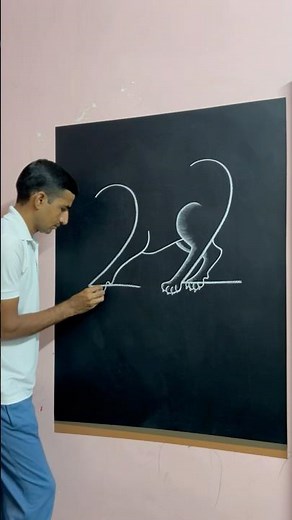 How to draw a dog use 22 numbers ||🙀😲🤔 || #artist #art #viralshort