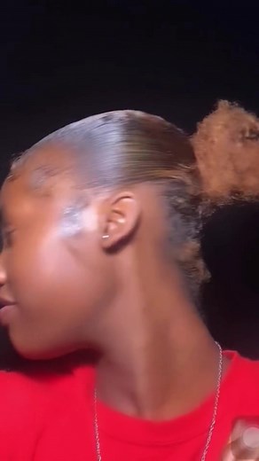 Try a no part slick back hairstyle😭Bombbb asfcc🥰🥰#hair #hairtutorial #hairstyle #naturalhair #blackgirlmagic #shorthairstyles #foryou #fyp #foryoupage #xshair