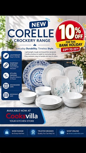 Corelle Crockery: Durable & Stylish Tableware