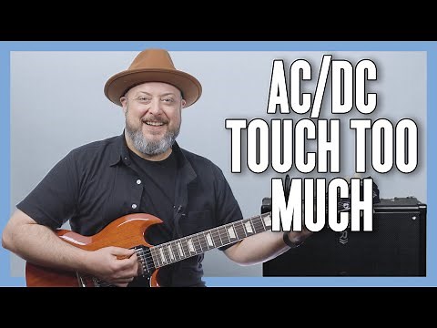 AC/DC Touch Too Much Guitar Lesson + Tutorial