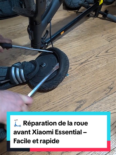 Réparation de la roue avant de la trottinette Xiaomi