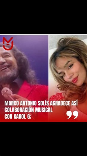 Mj Revistadigital on Instagram: "Marco Antonio Solís agradece así colaboración musical con Karol G; Ella aplaude canción con "El Buki" La colombiana y el mexicano unen sus voces en "Coleccionando heridas" Marco Antonio Solís, "El Buki", le dedicó un mensaje a Karol G a propósito del lanzamiento de "Coleccionando heridas", nuevo tema de la colombiana y el mexicano que está siendo muy bien recibido por los fans de la "Bichota" y de "El Buki". Con géneros como la bachata y la música que evoca las t