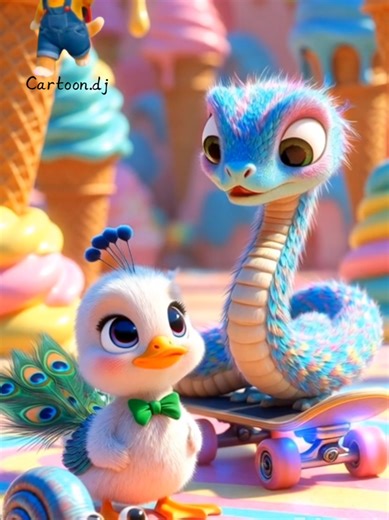 Fun with Cute Cartoons and Friends