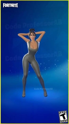 Fortnite Gabriela Emote Kim Kardashian Skin Thicc 🍑😜🥵 Chic Gray Style 😱🔥