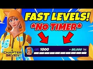 Best *NO TIMER* Fortnite XP MAP to LEVEL UP FAST in Chapter 7