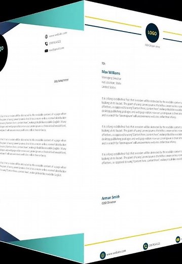 Top 10 Letterhead designs in Microsoft Word Format | Kridha Graphics
