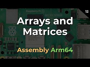 ARM64 Assembly: Arrays and Matrices Explained with QEMU User #raspberrypi #assembly #datastructures