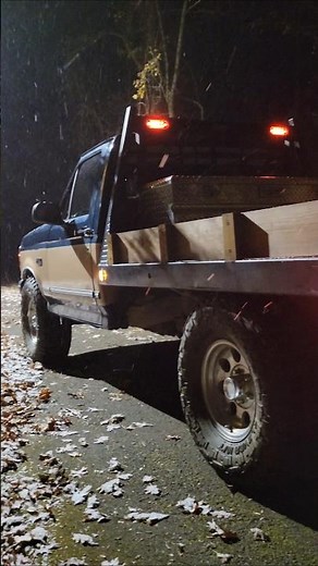 Snowy late nights | Music: Crowder – Higher Power feat. Hulvey #crowder #hulvey #f150 #ford #snow