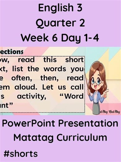 English 3 Matatag Curriculum PowerPoint Presentation Quarter 2 Week 6 Day 1-4